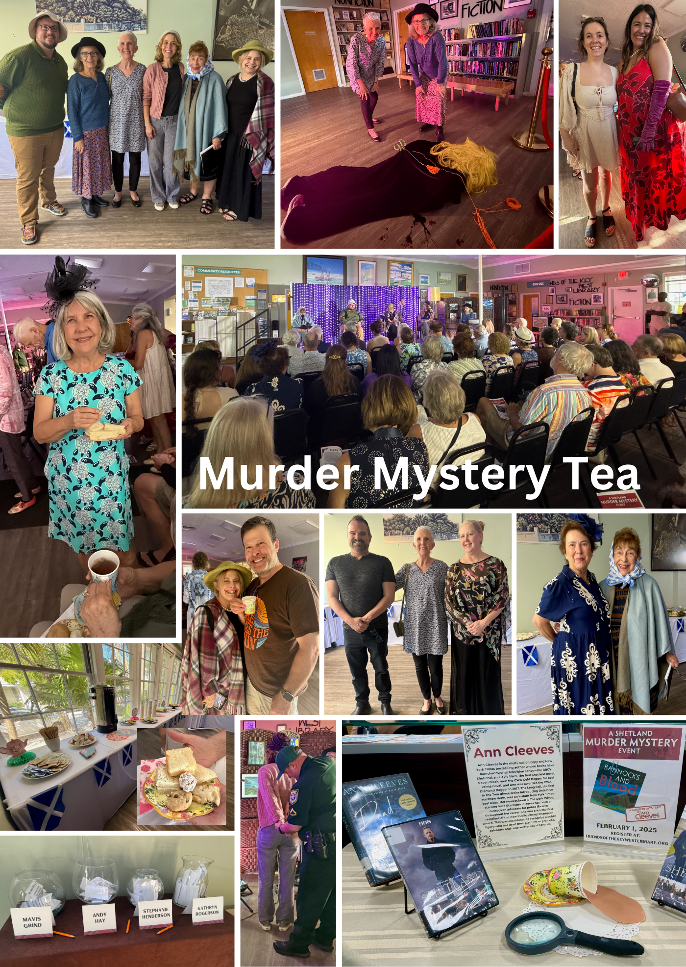 Bannocks and Blood  Murder MysteryTea Delights Guests